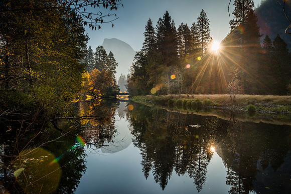 Half Dome Sunrise version #2