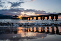 Hanalei Pier Sunset