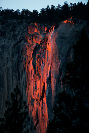 Horsetail Falls "Fire Falls" Yosemite