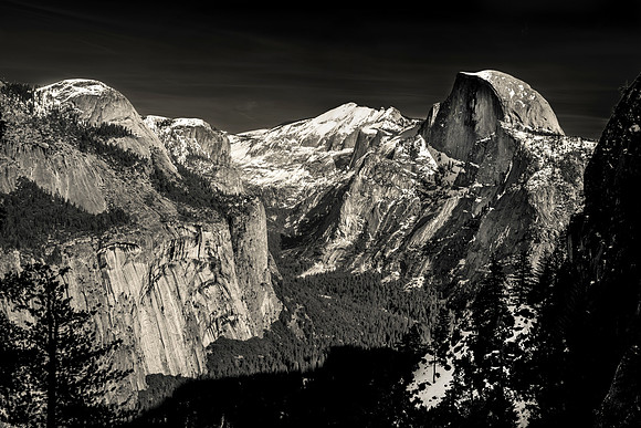 Half Dome View from 4-Mile Trail