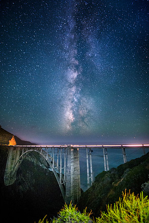 Milky Way Bixby Bridge, Big Sur