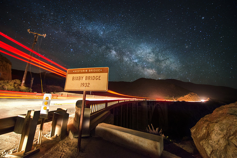 Neil Simmons Photography | Big Sur | Milky Way Bixby Bridge, Big Sur #2