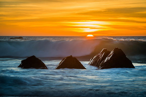 4 Pyramid's Sunset Big Sur