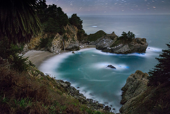 McWay Falls Bioluminescent plankton