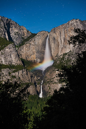 Upper Yosemite Falls Moonbow #2