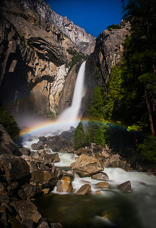 Moonbow Lower Yosemite Falls