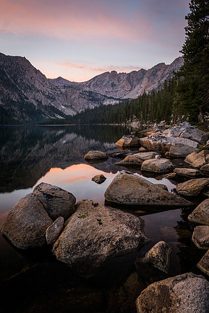 Sunset Devil's Bathtub Ansel Adams Wilderness