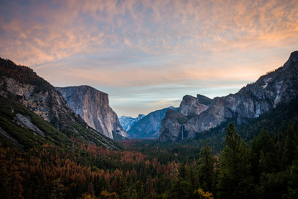 Tunnel View Sunrise, Yosemite