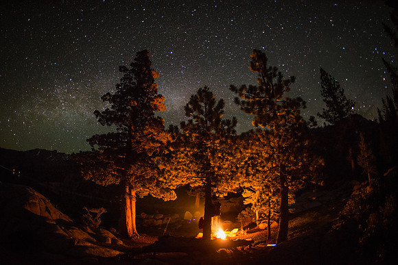 Fireside Milky Way, Emigrant National Forest