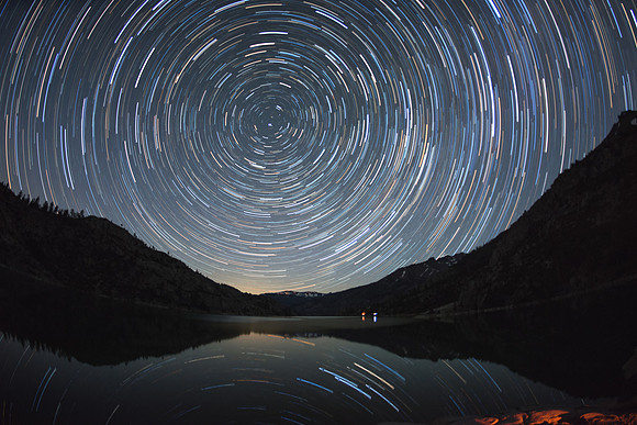 Relief Reservoir star trails, Emigrant National Forest