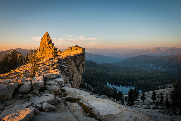 Lost Lake at Sunset, Jenny Lakes Wilderness