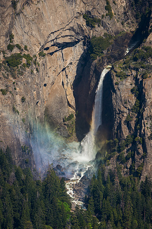 Vertical Rainbow on Lower Yosemite Falls