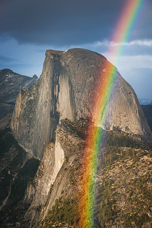 Half Dome Rainbow