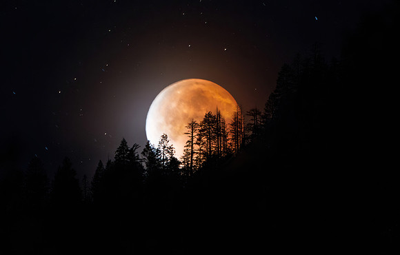 Lunar Eclipse Yosemite
