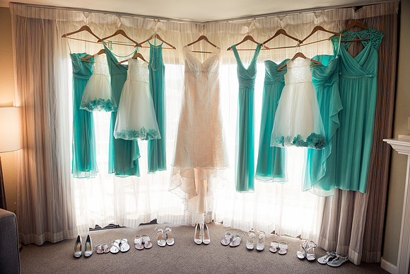 Wedding Dress and bridesmaids dresses Jackson Hole