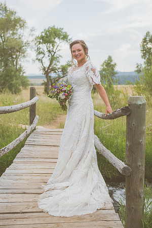 Bride Star Valley Wyoming
