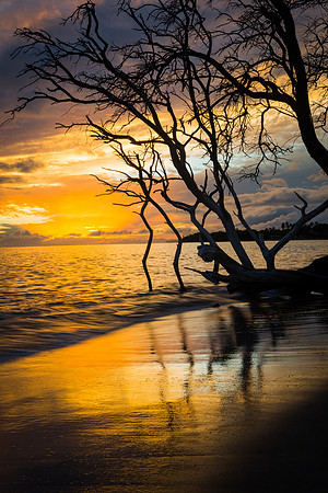 Coastal Sunset outside Wailua, Kauai