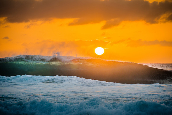 Wave Sunset Pipeline #4