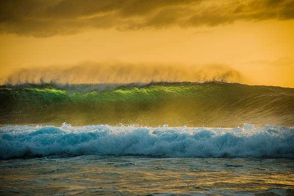 Wave Sunset Pipeline #2