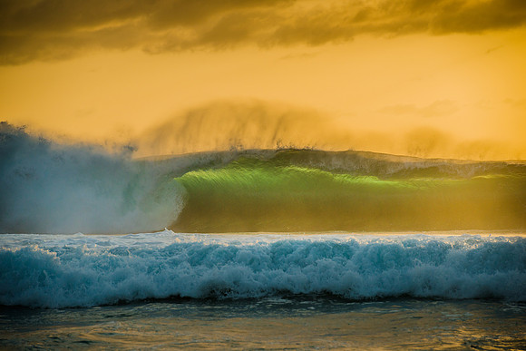 Wave Sunset Pipeline #3